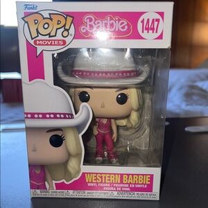Funko Pop Western Barbie in Pink and White
